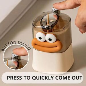 Novelty Automatic Pop-Up Sausage Mouth Toothpick Dispenser for Home